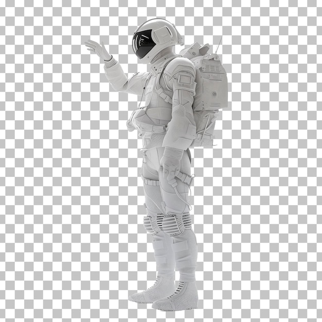 Ein astronaut mit einem schild, auf dem steht: astronaut