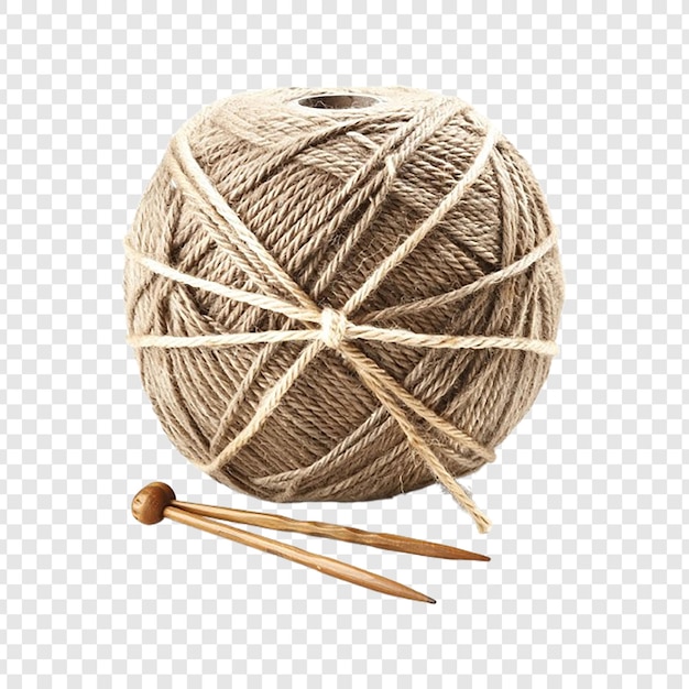 ein Ball Garn mit einem Ball Garn darauf