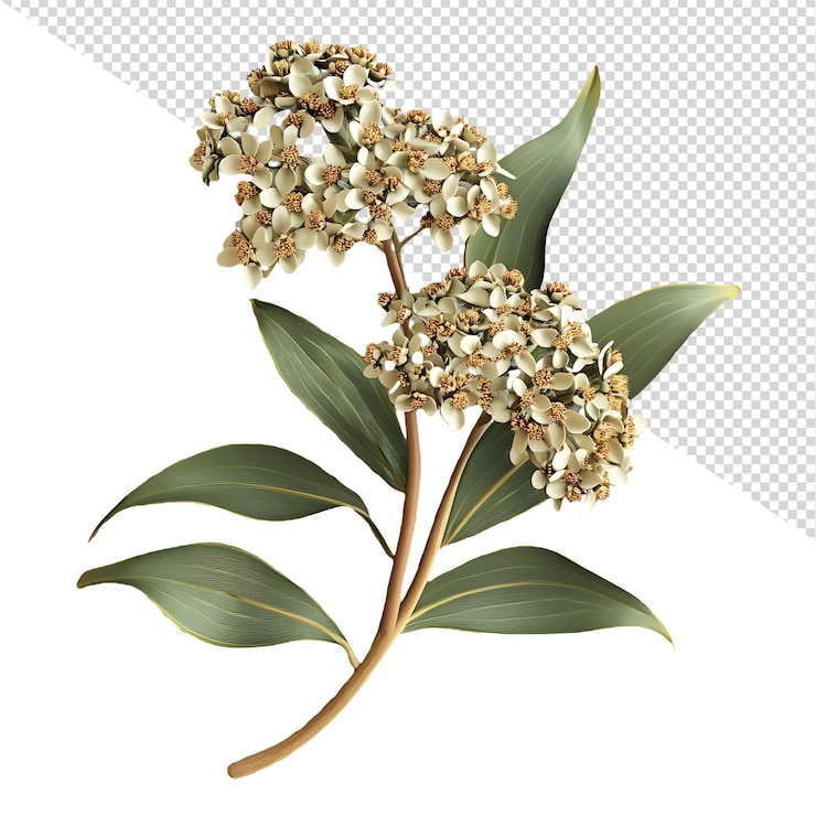 PSD ein bild einer blume mit den wörtern frühling darauf