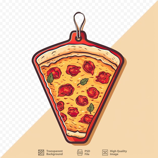 PSD ein bild einer pizza mit einer weihnachtsdekoration darauf.