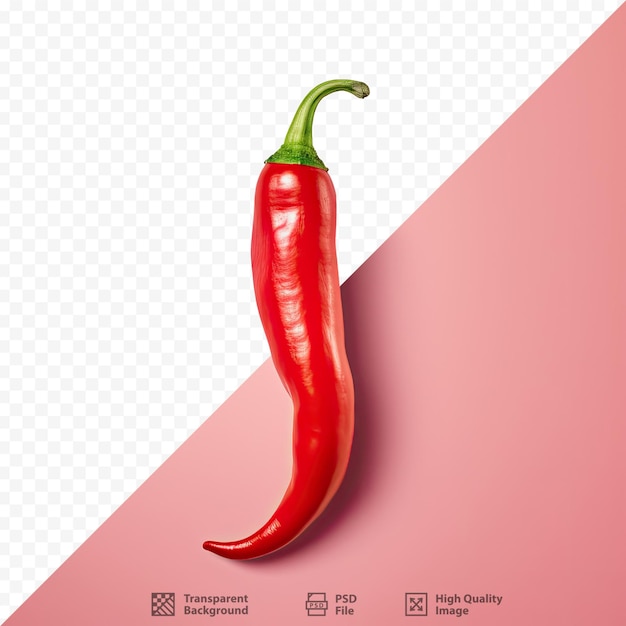 PSD ein bild einer roten paprika mit der aufschrift „diät“.