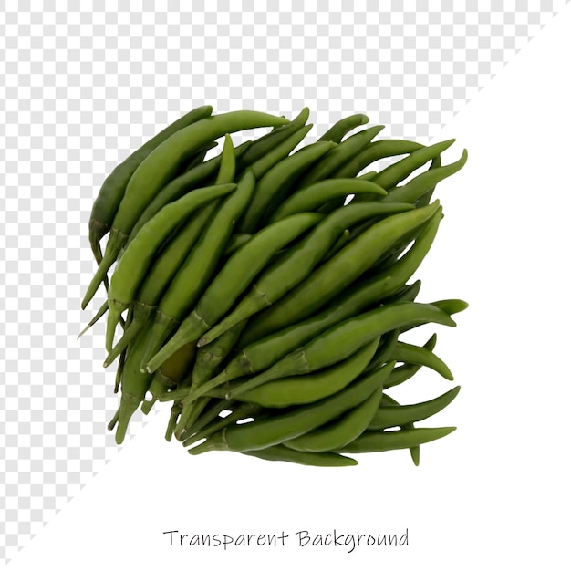 ein Bild eines Bündels grüner Erbsen