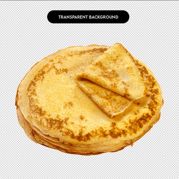 ein Bild eines gelben Pfannkuchens mit einem Quadrat an der Unterseite