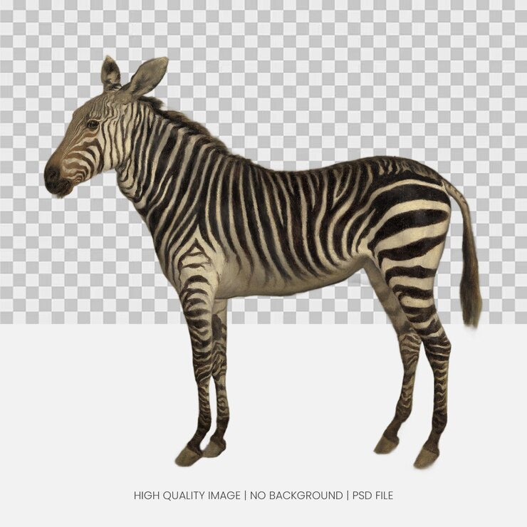 PSD ein bild eines zebras