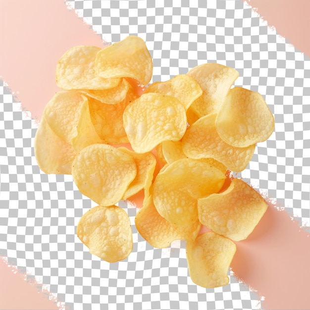 PSD ein bild von chips und ein raster, das chips sagt