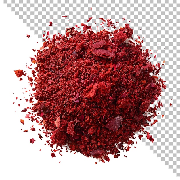 ein Bild von rosa Zuckerpulver