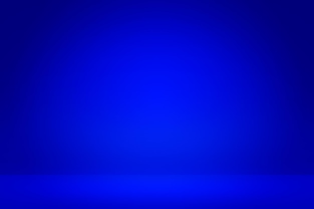 ein blauer Bildschirm in der Ecke eines blauen Raumes