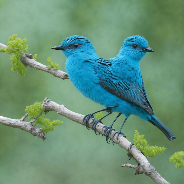 PSD ein blauer vogel mit einem schwarz-weißen schwanz