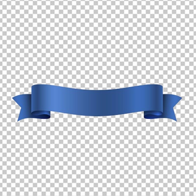 ein blaues Band mit weißem Hintergrund und den Worten blaues Band