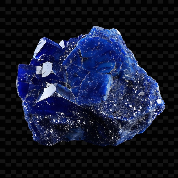 PSD ein blaues stück material, das blaues quarz genannt wird