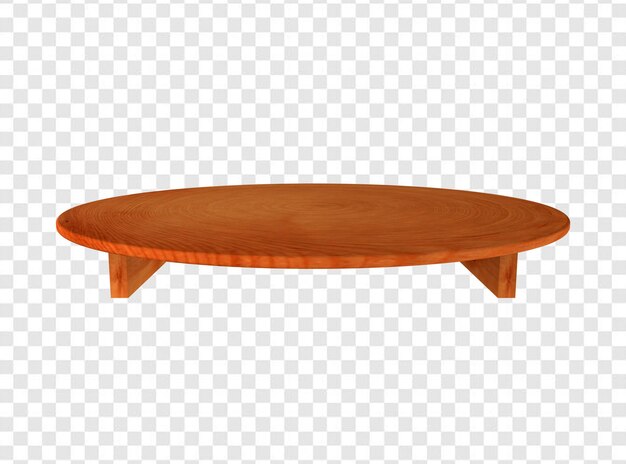 Ein Couchtisch mit Holzgestell.