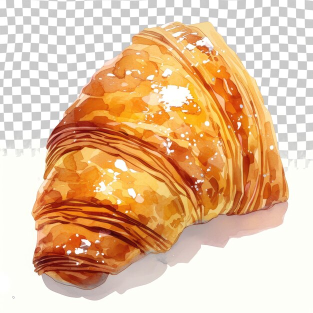 PSD ein croissant mit einem croissant oben