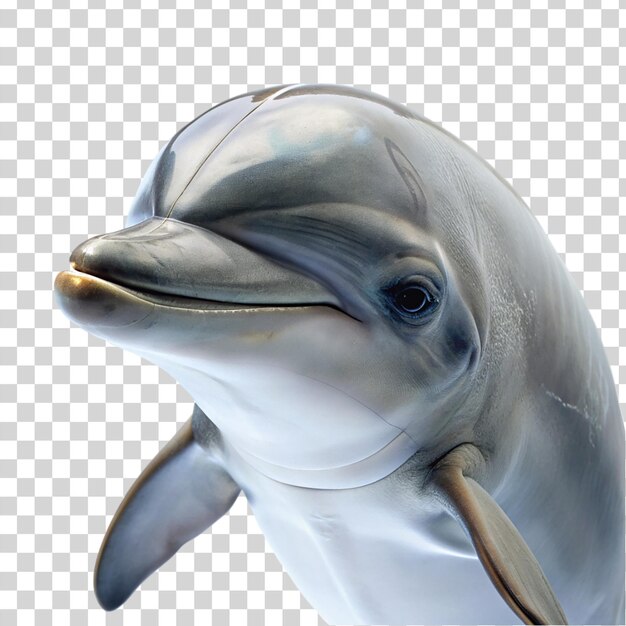 PSD ein delfin auf einem durchsichtigen hintergrund