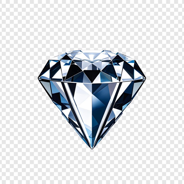 PSD ein diamant auf durchsichtigem hintergrund