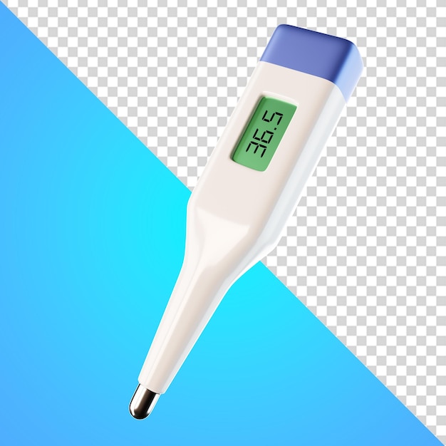 PSD ein digitales thermometer mit der zahl 35 darauf