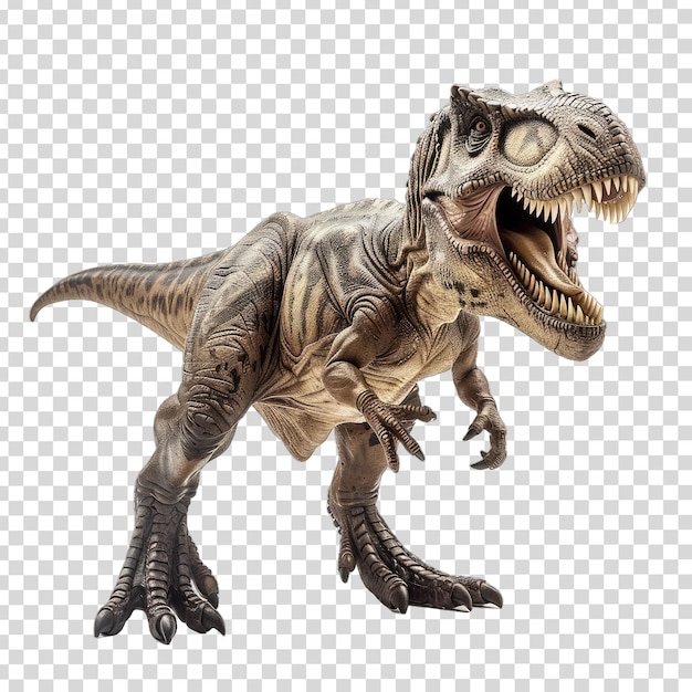 Ein dinosaurier mit einem dinosaurier auf dem kopf ist in diesem bild dargestellt
