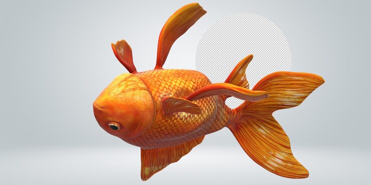 PSD ein fisch, auf dem die zahl 3 steht