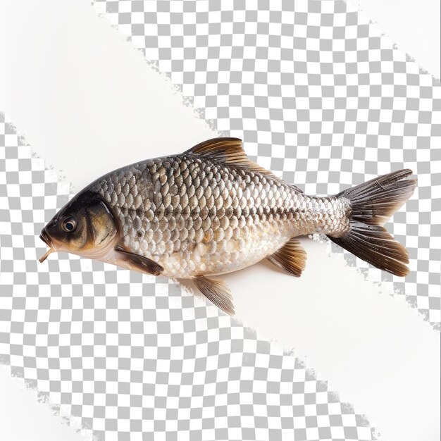 PSD ein fisch, auf dem ein bild eines fisches steht