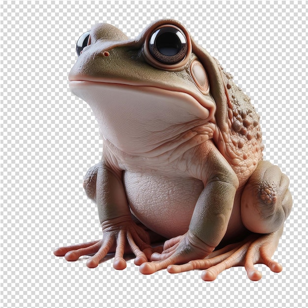 PSD ein frosch sitzt auf einem stück papier mit einem bild eines frosches darauf