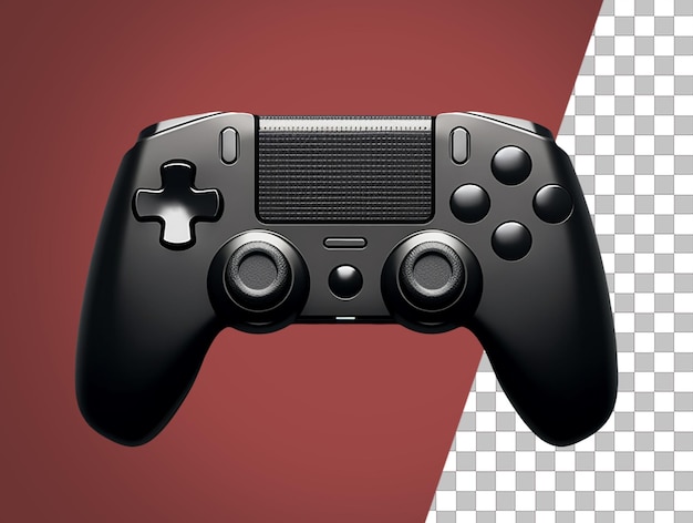 PSD ein gamecontroller-gamepad mit transparentem hintergrund