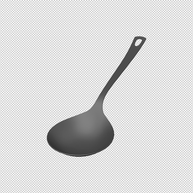 Ein glänzender metallischer Servierschüssel auf einem durchsichtigen Hintergrund