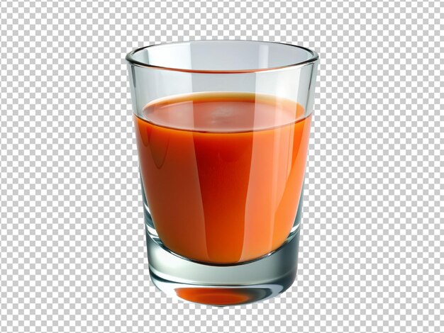 PSD ein glas karottensaft