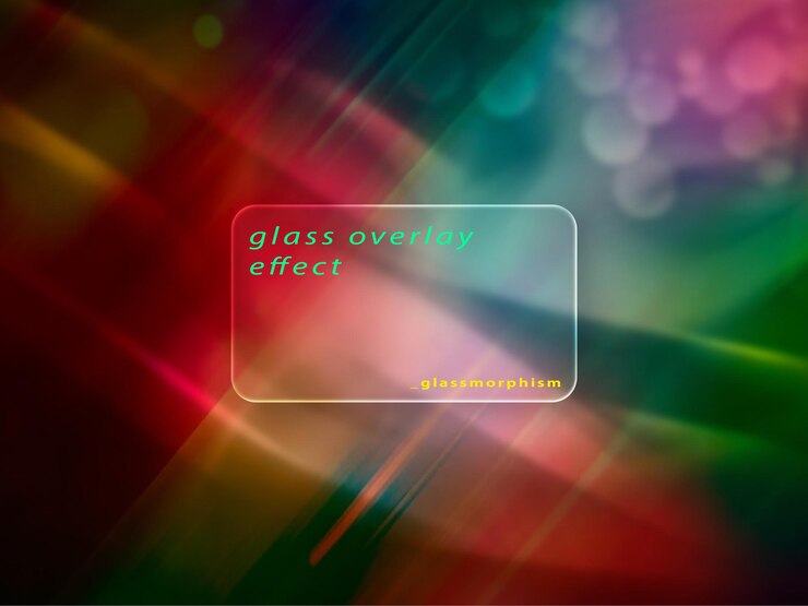 PSD ein glas mit der aufschrift glas-effekt effekt-effect auf der unterseite