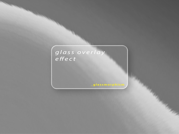 ein Glasrahmen mit der Aufschrift Glas