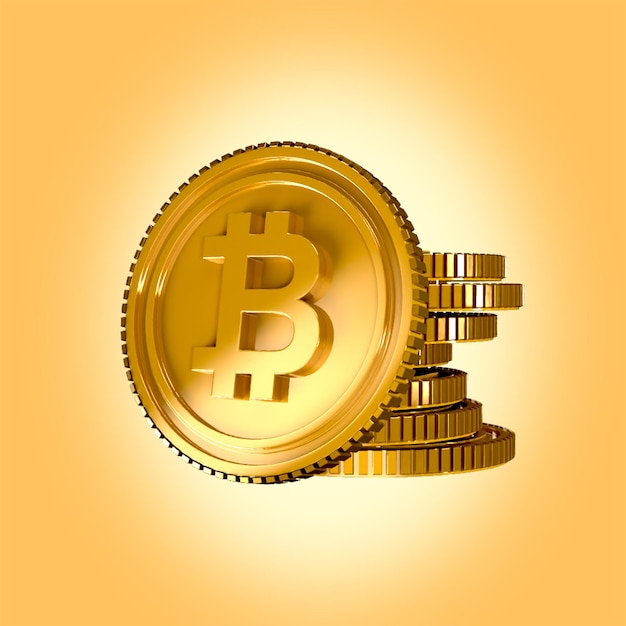 ein Gold-Bitcoin