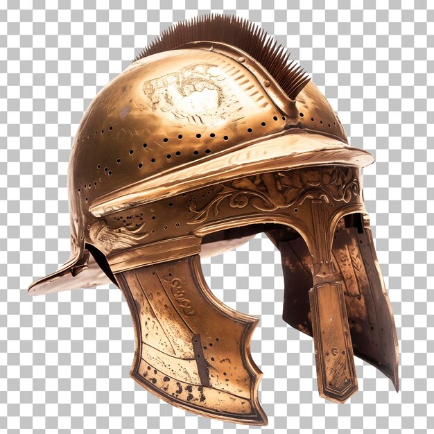 PSD ein goldener helm mit dem wort 