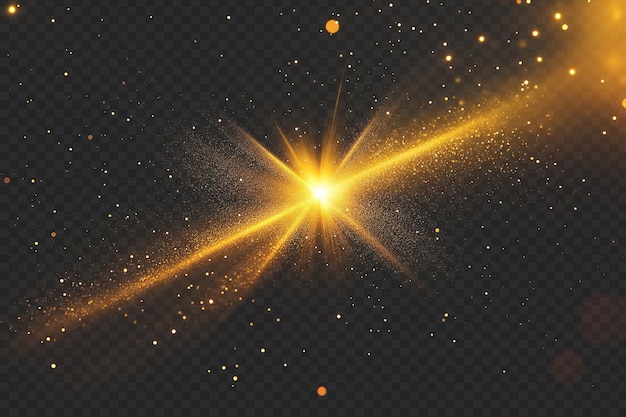Ein goldener Lichtstrahl