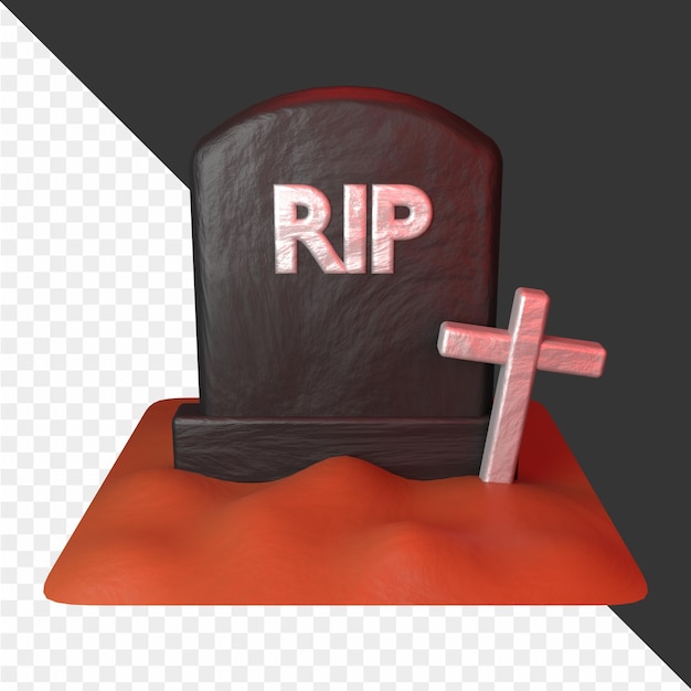 ein Grab mit einem Kreuz darauf und einem Kreuz darauf
