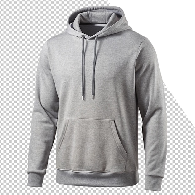 ein graues Hoodie mit einem schwarzen Reißverschluss