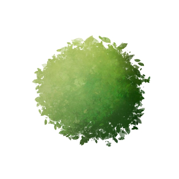 Ein grüner Kreis mit einem grünen Kreis und dem Wort Efeu darauf.