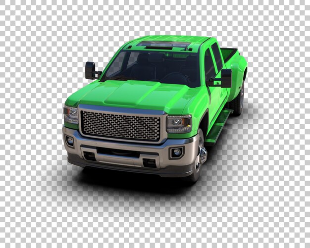 ein grüner LKW mit offener Kapuze und offener Haube