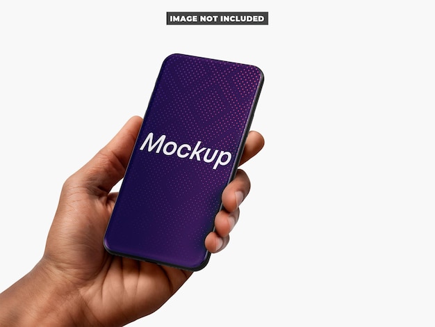 Ein Hand-Hold-Telefon-Mockup