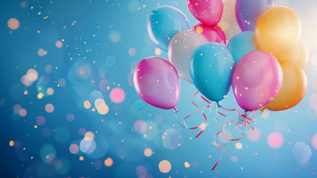 ein Haufen Ballons mit den Wörtern Ballons darauf