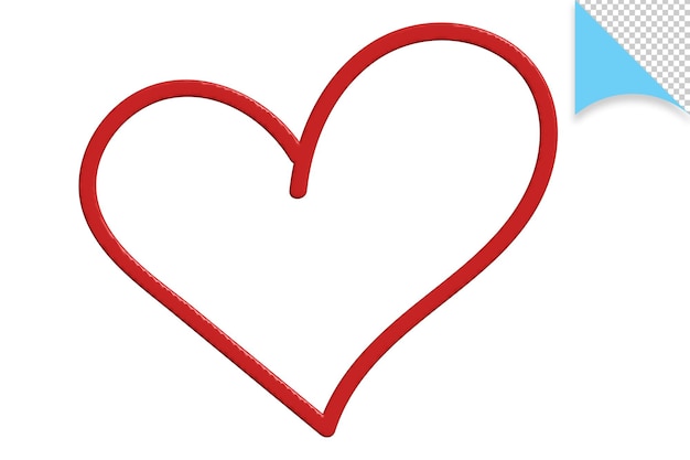 Ein Herz mit dem Wort Liebe darauf