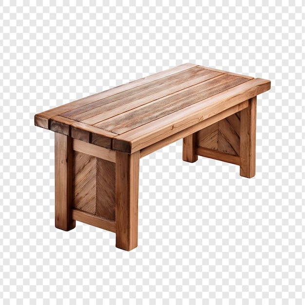 ein Holztisch mit einer Holztopf, auf dem steht Holz