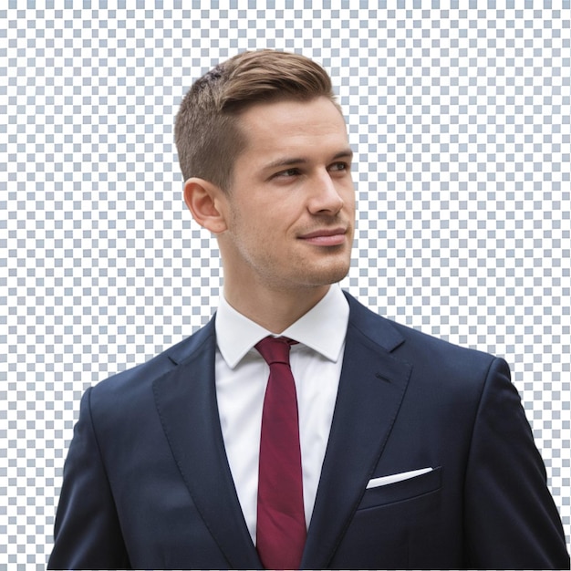 Ein hübscher Geschäftsmann
