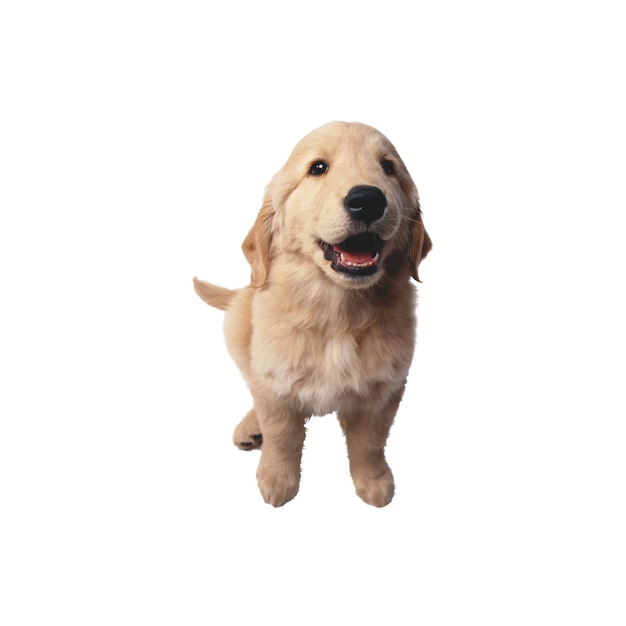 Ein lächelndes Golden Retriever-Hündchen PNG