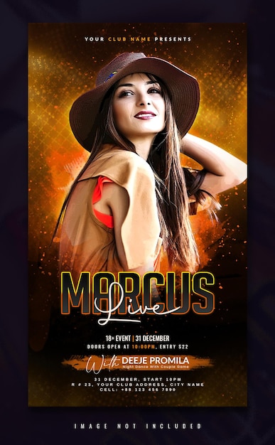 Ein lebendiges Live-Musik-Event mit DJ Promila ist für den 31. Dezember in Ihrem Club geplant.
