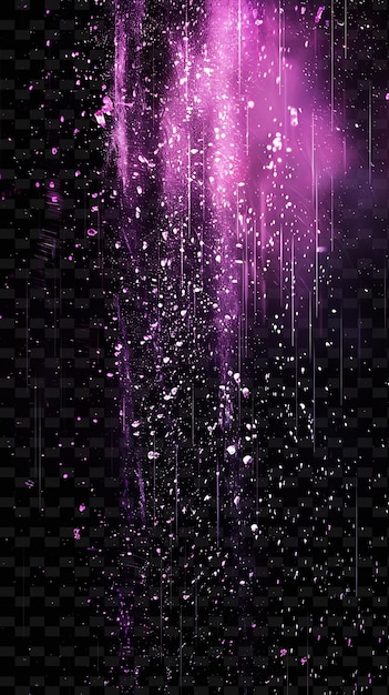 PSD ein lila und schwarzer hintergrund mit lila und rosa glitzer
