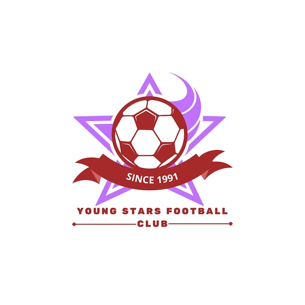 ein Logo eines Fußballteams für ein Fußballteam