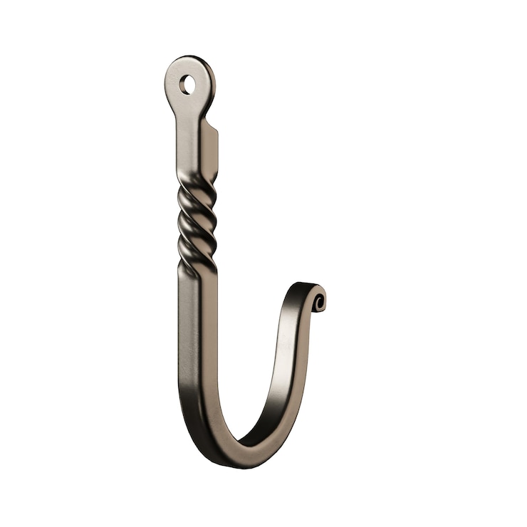 PSD ein metallhaken mit einem verdrehten design