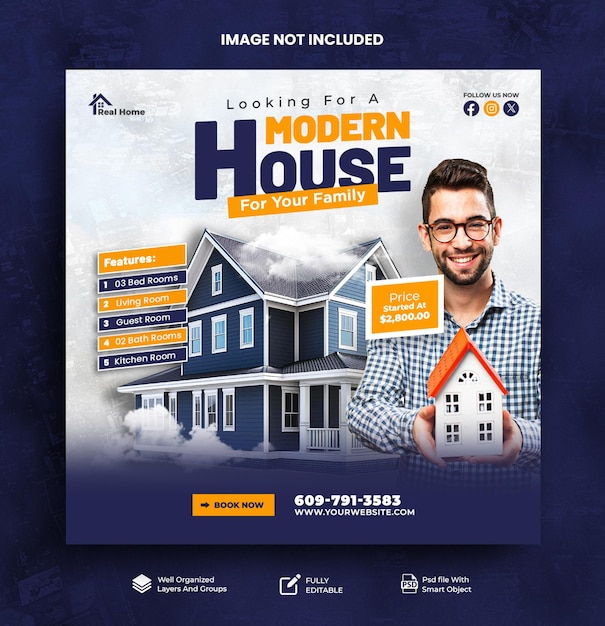 Ein modernes Haus für Ihre Familie - Immobilienflyer