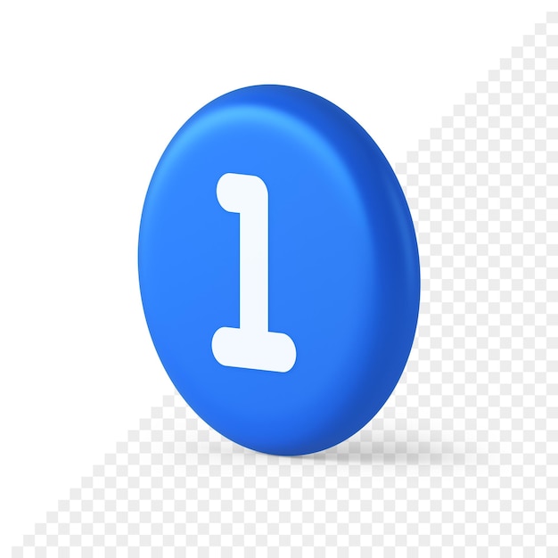 Ein Nummernknopf Finanzen zählen Panel Tastatur Benutzeroberfläche 3d rundes isometrisches Symbol