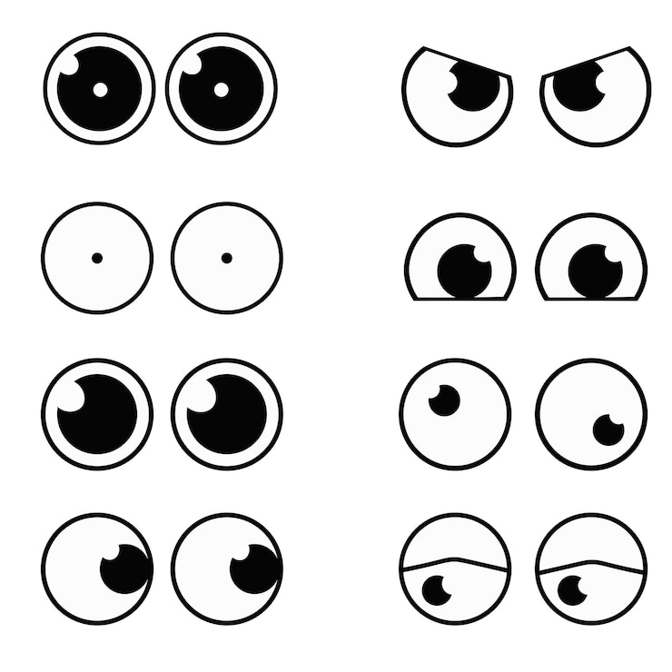 PSD ein paar augen