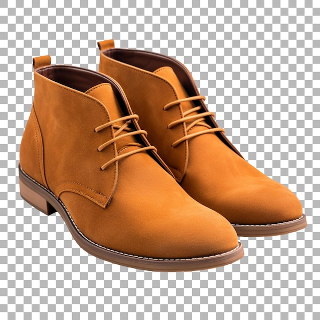 ein Paar braune Schuhe mit brauner Sohle