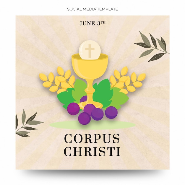 Ein Plakat für den 3. Juni mit einem Kreuz darauf